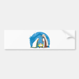 Nativity Scene Bumper Sticker