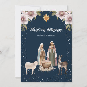 Nativity Scene Christian Christmas Cards