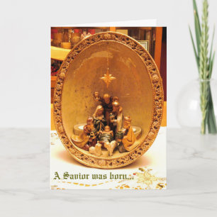 Nativity Scene Christmas Card