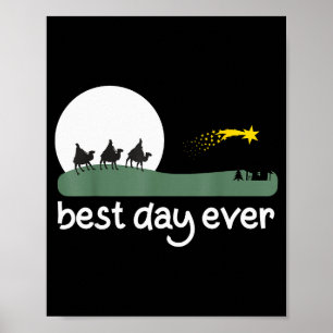 Nativity Scene _ Christmas Day Ever Poster