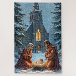 Nativity Scene Christmas  Jigsaw Puzzle