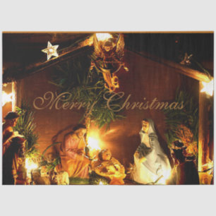 Nativity Scene Christmas Tissue Paper