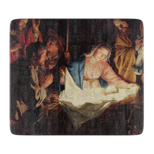 Nativity Scene Cutting Board (Front)