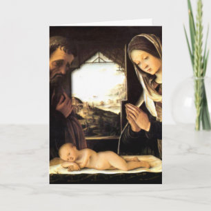 Nativity Scene for Christmas - Holy Family, Costa Holiday Card