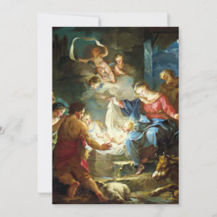 Nativity Scene for Christmas - Pierre Holiday Card