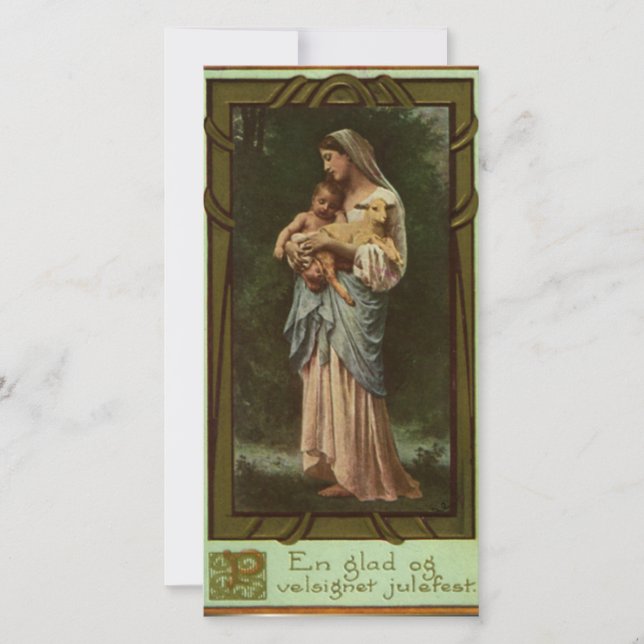 Nativity Scene Gifts for Christmas Holiday Card (Front)