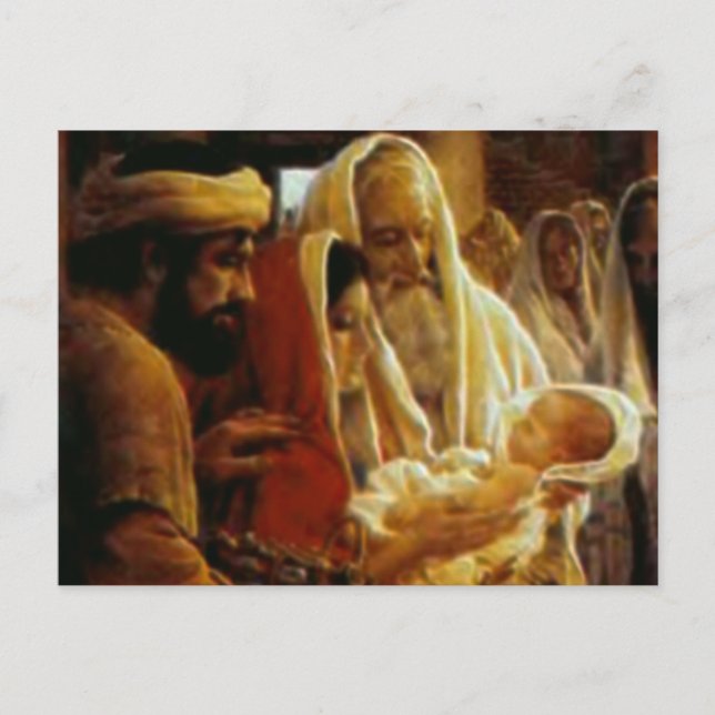 Nativity Scene Gifts for Christmas Holiday Postcard (Front)