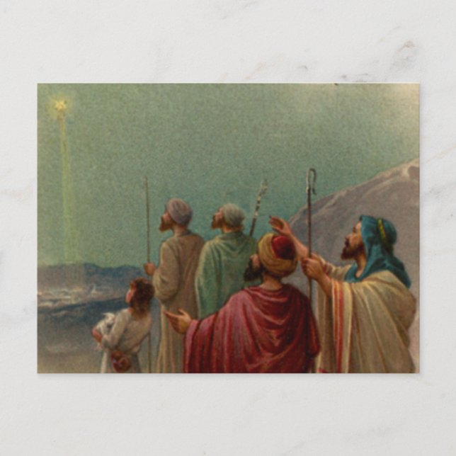 Nativity Scene Gifts for Christmas Holiday Postcard (Front)