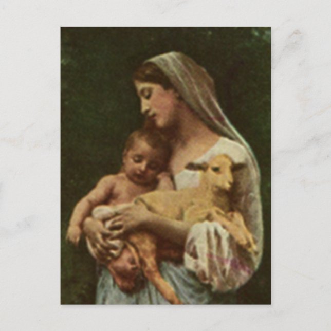 Nativity Scene Gifts for Christmas Holiday Postcard (Front)