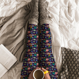 Nativity Scene Hand drawn Christmas Leggings