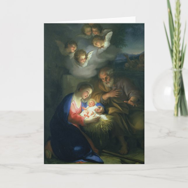 Nativity Scene Holiday Card (Front)