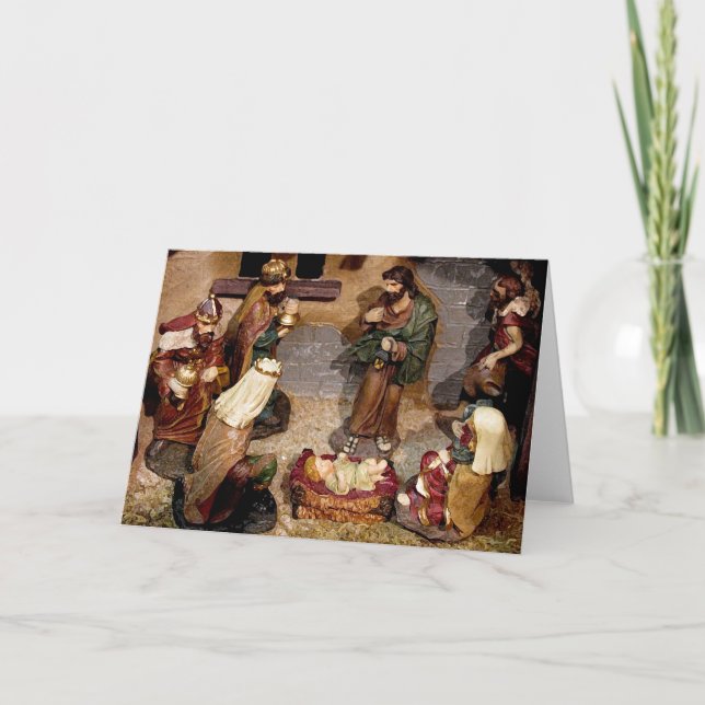 Nativity Scene Holiday Card (Front)