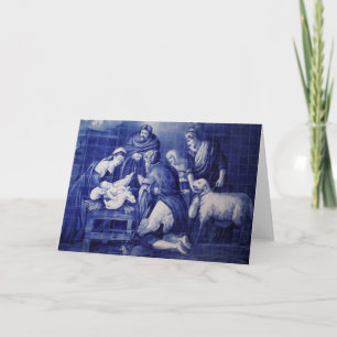 Nativity scene holiday card