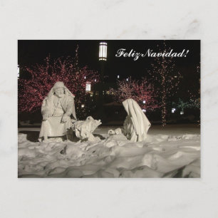 Nativity Scene Holiday Postcard