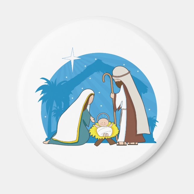 Nativity Scene Magnet (Front)