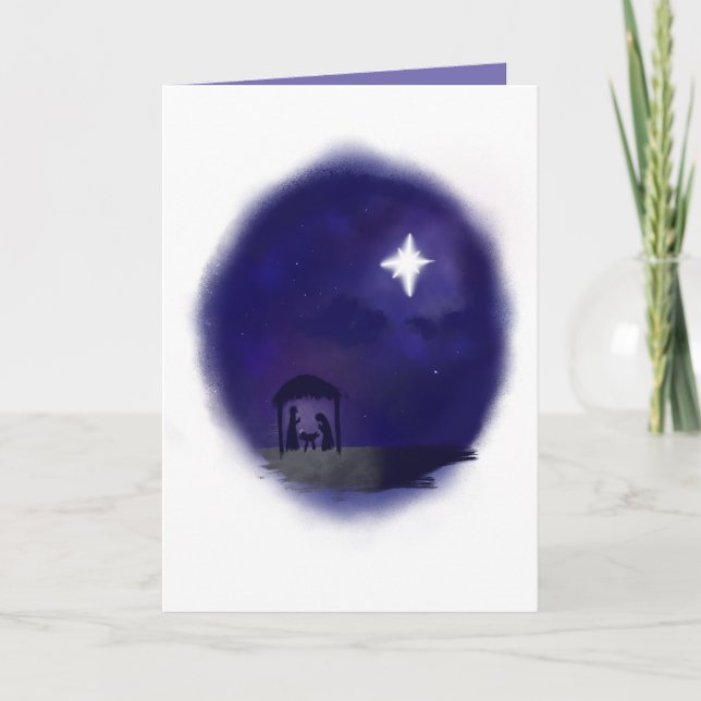 Nativity Scene / Mary Didn't Get An Epidural Card (Front)