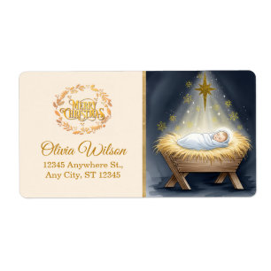 Nativity Scene "Merry Christmas"