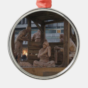 Nativity Scene Metal Tree Decoration