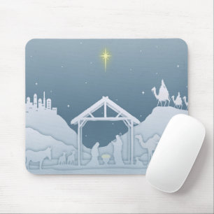 Nativity Scene Mouse Mat