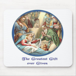 Nativity Scene Mouse Mat