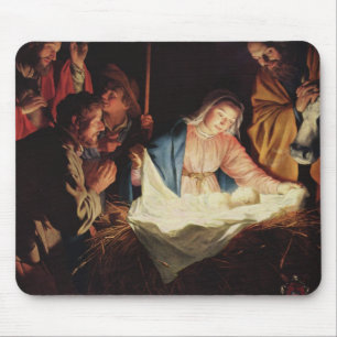 Nativity Scene Mouse Mat
