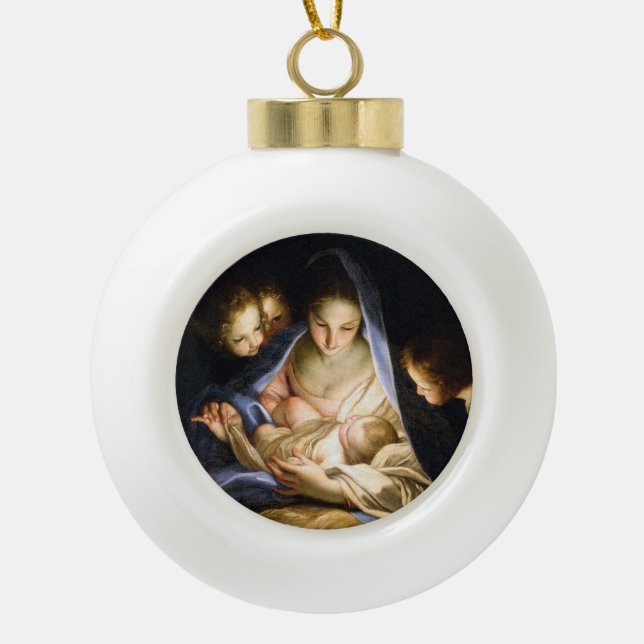 Nativity Scene Ornament (Front)