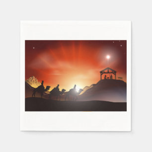 Nativity Scene Paper Napkins