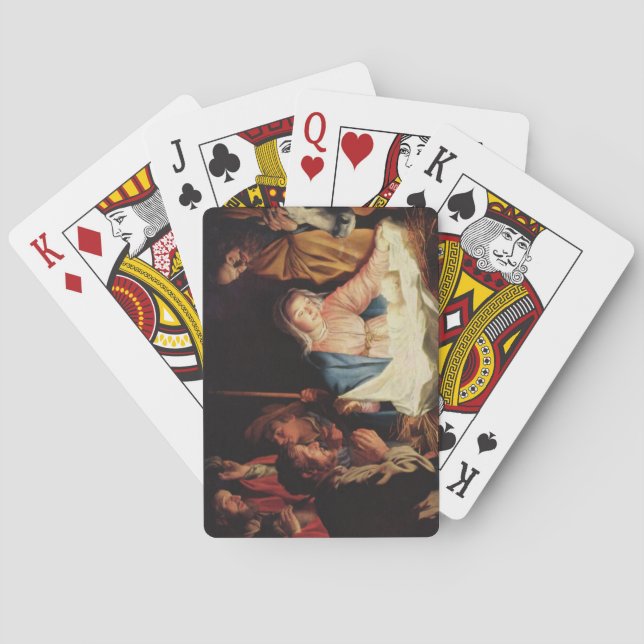 Nativity Scene Playing Cards (Back)