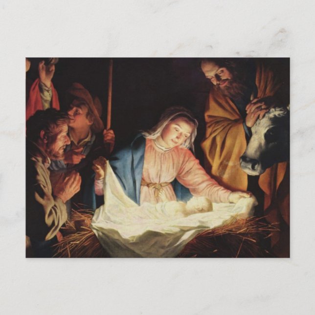 Nativity Scene Postcard (Front)