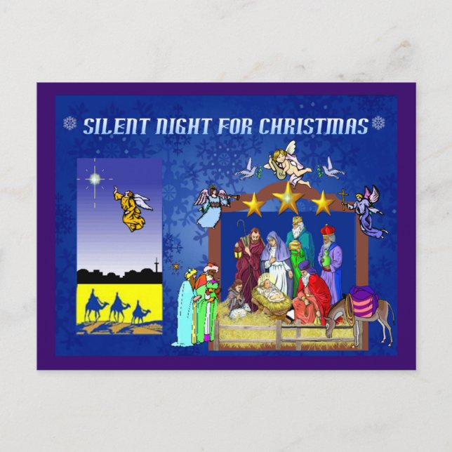 NATIVITY SCENE POSTCARD (Front)
