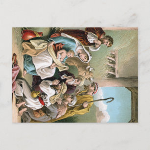 Nativity Scene Postcard