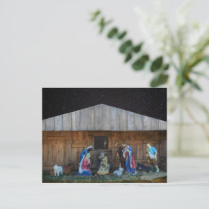 Nativity Scene Postcard