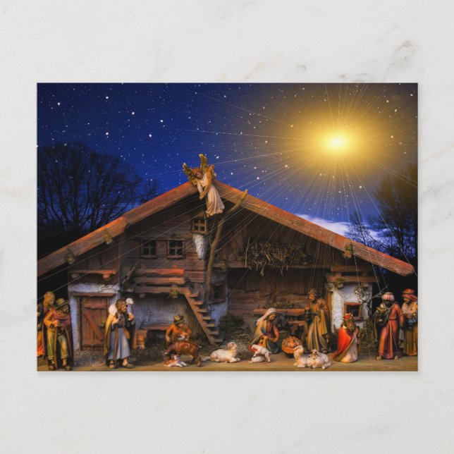 Nativity Scene Postcard (Front)