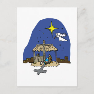 Nativity Scene Postcard