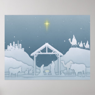 Nativity Scene Poster