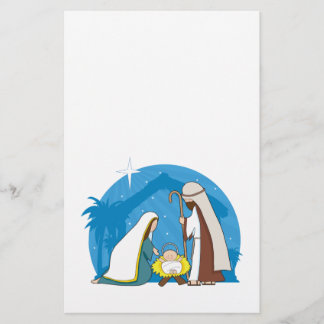 Nativity Scene Stationery