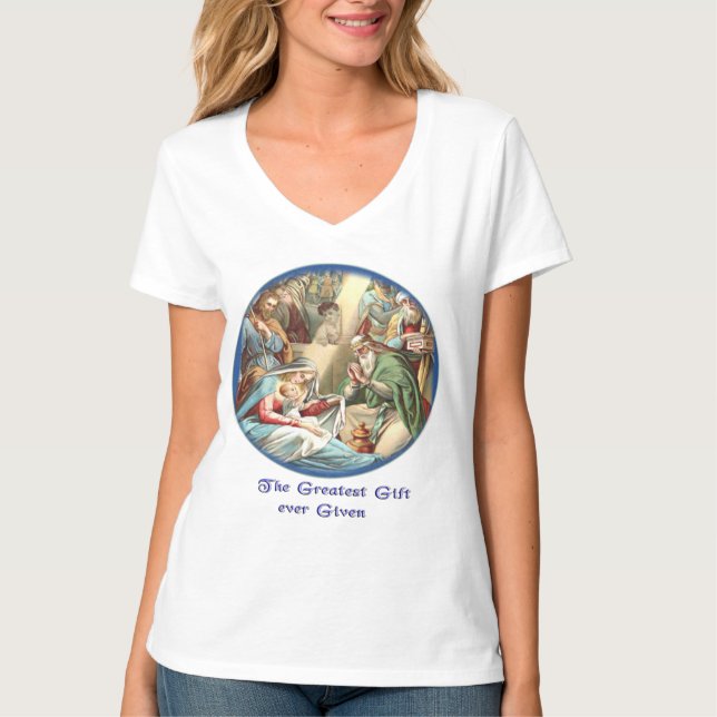 Nativity  scene T-Shirt (Front)