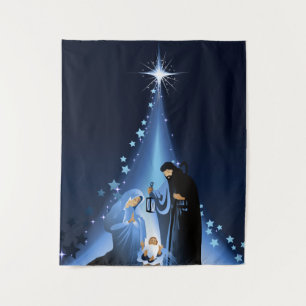 Nativity scene tapestry