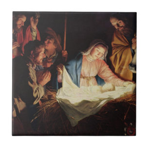 Nativity Scene Tile