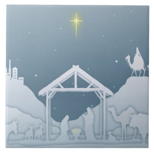 Nativity Scene Tile