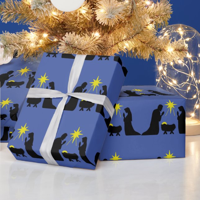Nativity Scene Wrapping Paper (Holidays)