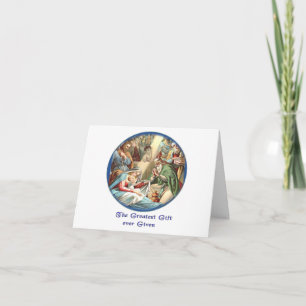 Nativity Seen Thank You Card