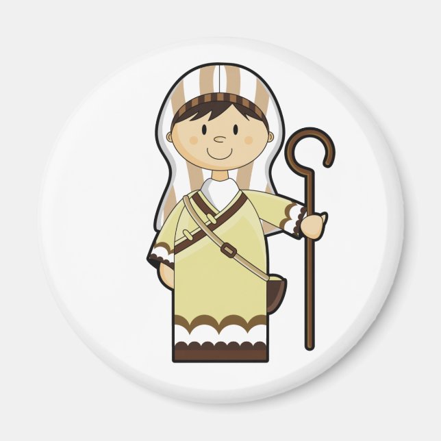 Nativity Shepherd Magnet (Front)
