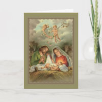 Nativity St. Joseph Virgin Mary Baby Jesus Angels