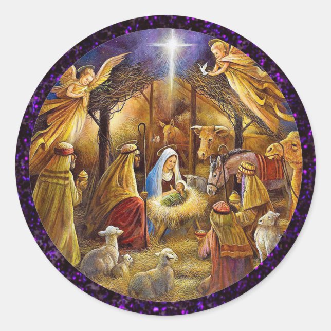 Nativity Stickers (Front)