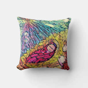 Nativity story Manger Baby Jesus Stained glass Cushion