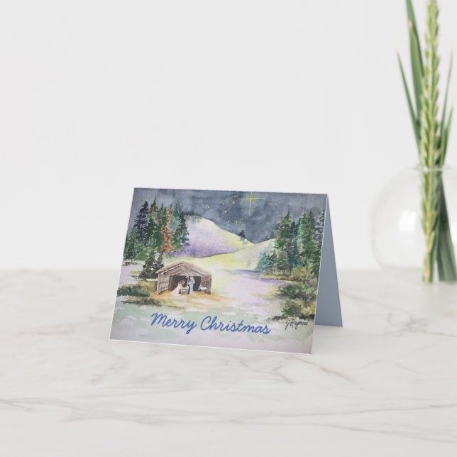 Nativity Thank You Card (Front)