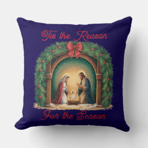 Nativity Throw Pillow