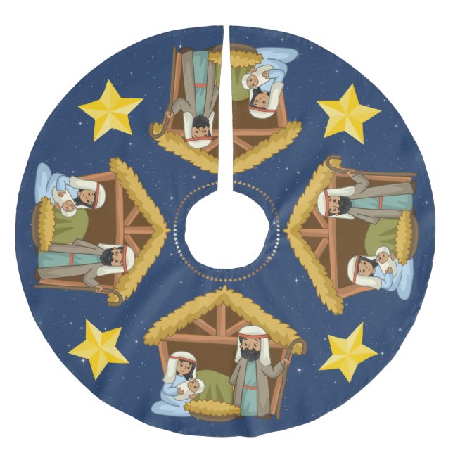 Nativity Tree Skirt (Front)