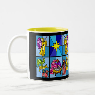 Nativity Two-Tone Coffee Mug